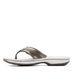 Clarks BREEZE SEA Pewter Synthetic -Clarks 26125509 W 5