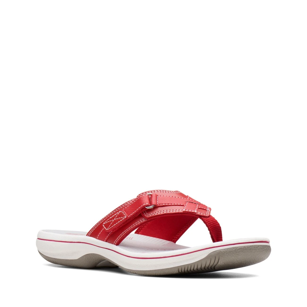 Clarks BREEZE SEA Red Synthetic 5 Clarks BREEZE SEA Red Synthetic - Image 3