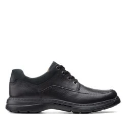 Clarks Un Brawley Lace Black Leather