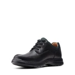 Clarks Un Brawley Lace Black Leather -Clarks 26151336 W 4