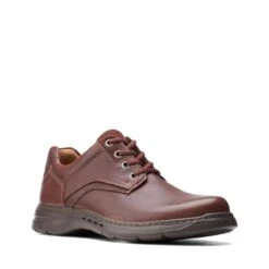 Clarks Brawley Pace Mahogany Leather 10 Clarks Brawley Pace Mahogany Leather -Clarks 26151782 W 2