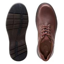 Clarks Brawley Pace Mahogany Leather 15 Clarks Brawley Pace Mahogany Leather -Clarks 26151782 W 7