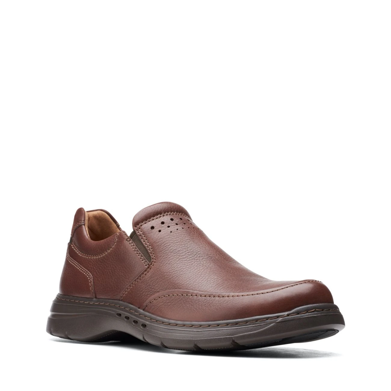 Clarks Un Brawley Step Mahogany Leather 4 Clarks Un Brawley Step Mahogany Leather - Image 2