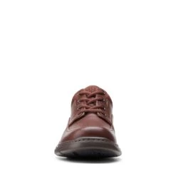 Clarks Un Brawley Lace Mahogany Leather -Clarks 26151789 W 3