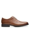 Clarks Whiddon Pace Dark Tan Leather 2 Clarks Whiddon Pace Dark Tan Leather -Clarks 26152908 W 1