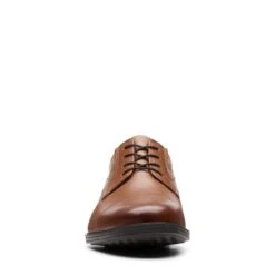 Clarks Whiddon Cap Dark Tan Leather -Clarks 26152913 W 3