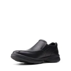 Clarks Bradley Step Black Tumbled Leather -Clarks 26153157 W 4