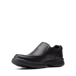 Clarks Bradley Free Black Tumbled Leather 12 Clarks Bradley Free Black Tumbled Leather -Clarks 26153160 W 4