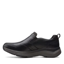 Clarks Wave 2.0 Edge Black Leather -Clarks 26155106 W 5