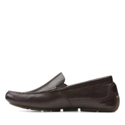 Clarks Markman Plain Dark Brown -Clarks 26158706 W 5