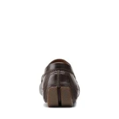 Clarks Markman Plain Dark Brown -Clarks 26158706 W 6
