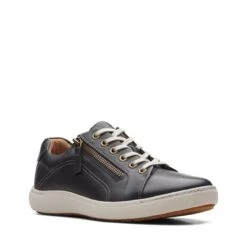Clarks Nalle Lace Black Leather -Clarks 26159124 W 2