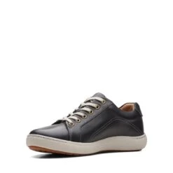 Clarks Nalle Lace Black Leather -Clarks 26159124 W 4
