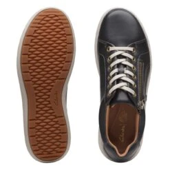 Clarks Nalle Lace Black Leather -Clarks 26159124 W 7