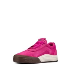Clarks Cica Youth Pink Suede -Clarks 26161447 W 4