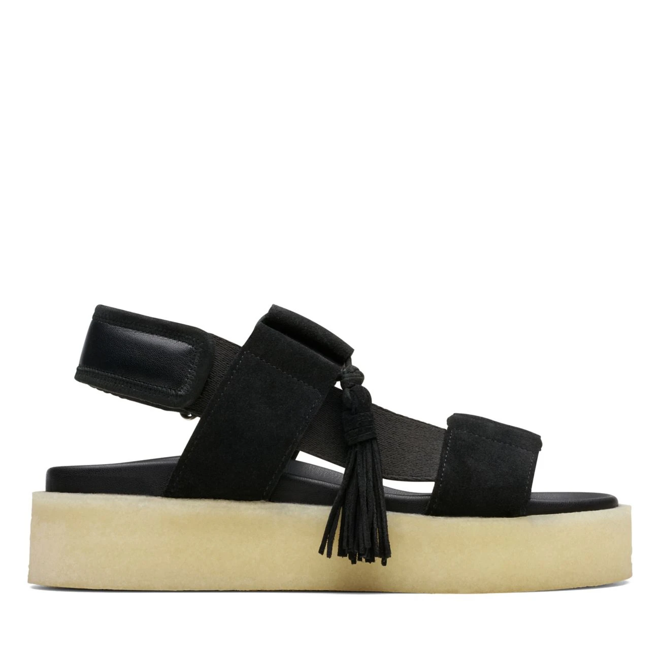 Clarks Crepe Sandal Black Combination 3 Clarks Crepe Sandal Black Combination