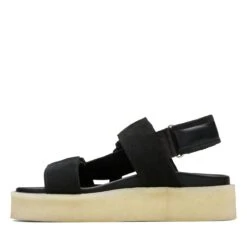 Clarks Crepe Sandal Black Combination 13 Clarks Crepe Sandal Black Combination -Clarks 26164515 W 5