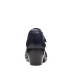 Clarks Emily Rae Navy Combination -Clarks 26164673 W 6