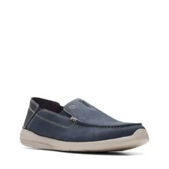 Clarks Gorwin Step Navy Nubuck -Clarks 26164687 W 2
