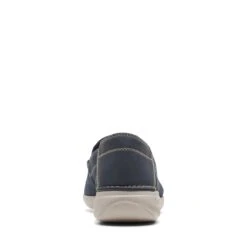 Clarks Gorwin Step Navy Nubuck -Clarks 26164687 W 6