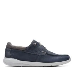 Clarks Gorwin Moc Navy Nubuck