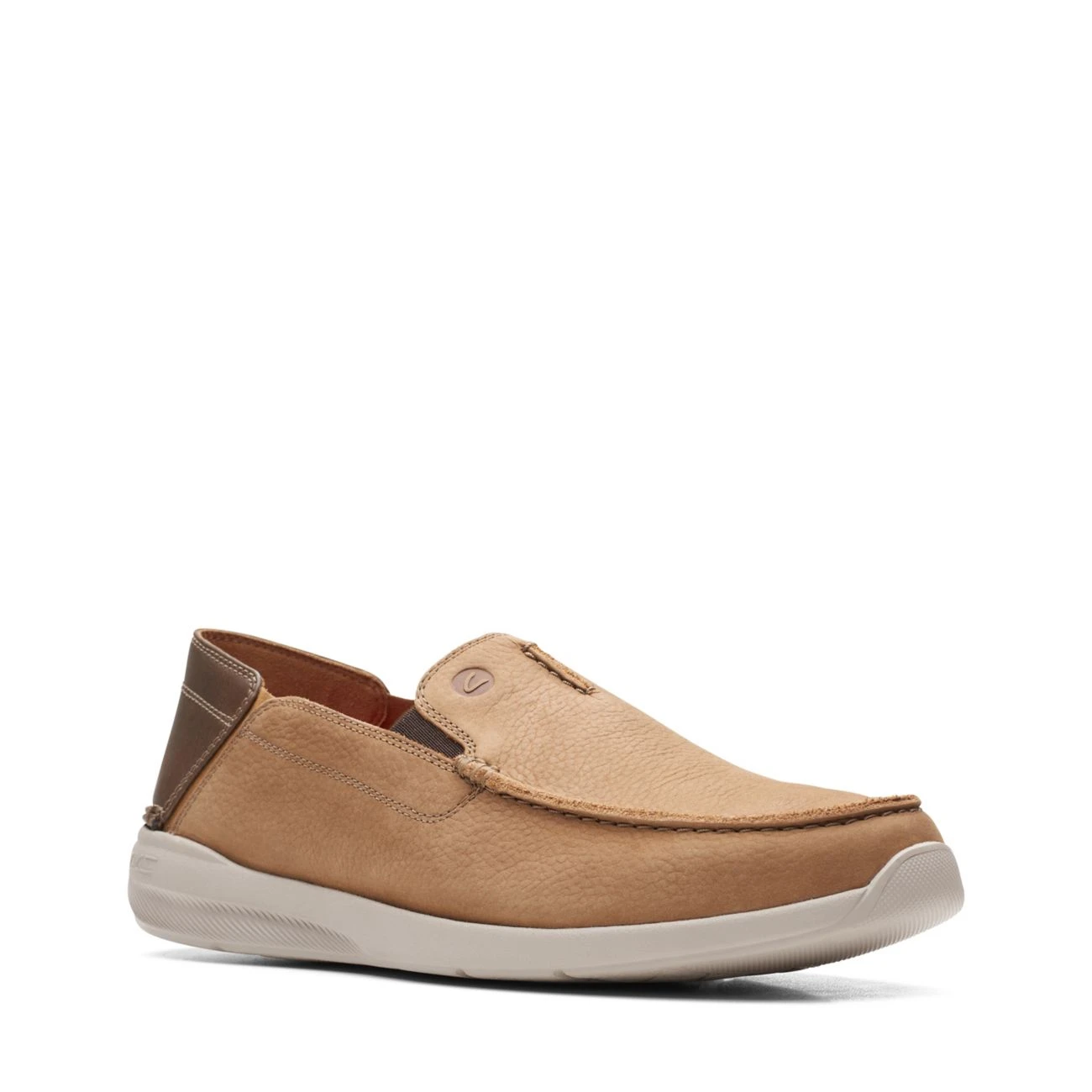 Clarks Gorwin Step Dark Sand Nubuck 4 Clarks Gorwin Step Dark Sand Nubuck - Image 2