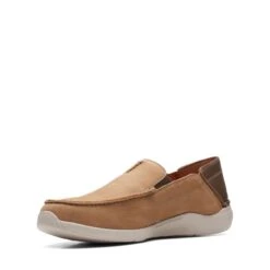 Clarks Gorwin Step Dark Sand Nubuck 12 Clarks Gorwin Step Dark Sand Nubuck -Clarks 26164700 W 4