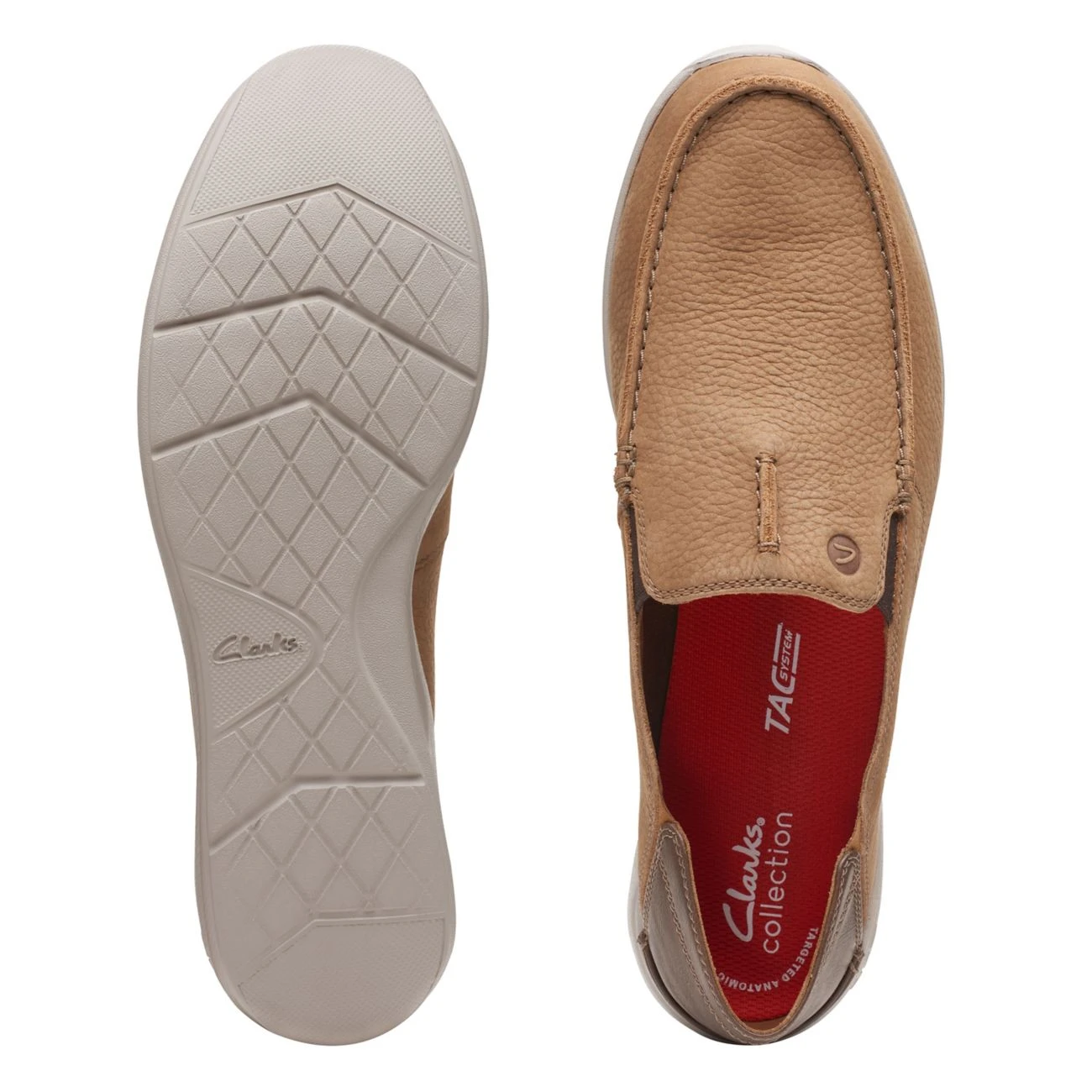 Clarks Gorwin Step Dark Sand Nubuck 9 Clarks Gorwin Step Dark Sand Nubuck - Image 7