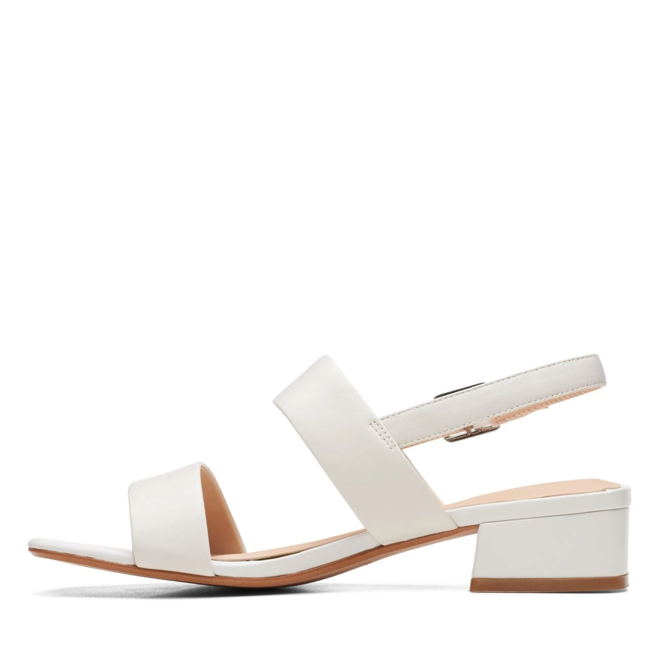Clarks Seren25 Strap White Leather 7 Clarks Seren25 Strap White Leather - Image 5