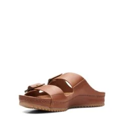Clarks Brookleigh Sun Dark Tan Leather -Clarks 26165051 W 4