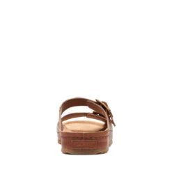 Clarks Brookleigh Sun Dark Tan Leather -Clarks 26165051 W 6