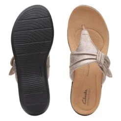 Clarks Laurieann Rae Taupe Metallic 15 Clarks Laurieann Rae Taupe Metallic -Clarks 26165388 W 7