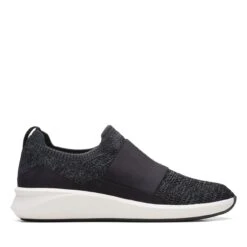 Clarks Un Rio Knit Black Knit