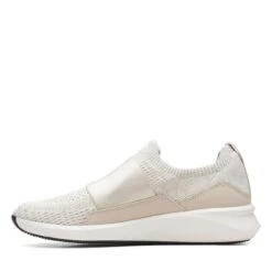 Clarks Un Rio Knit White Knit -Clarks 26165519 W 5