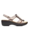 Clarks Merliah Sheryl Taupe Metallic -Clarks 26165587 W 1