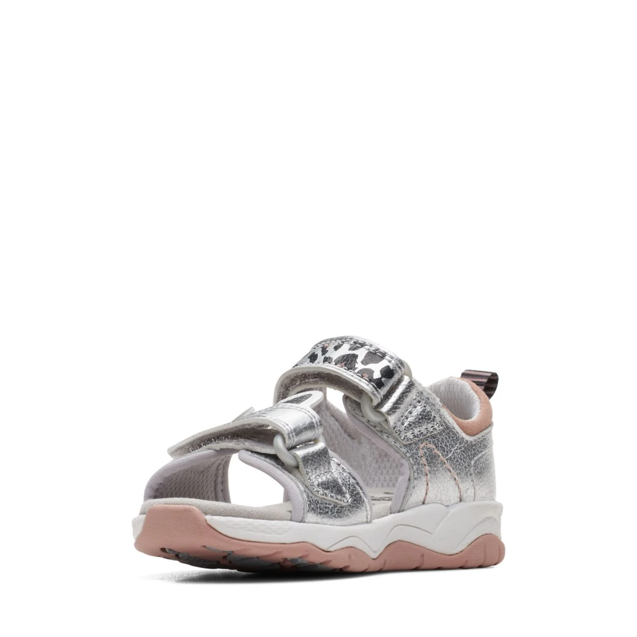 Clarks Clowder Print Toddler Silver 6 Clarks Clowder Print Toddler Silver - Image 4