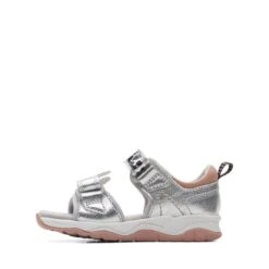 Clarks Clowder Print Toddler Silver 13 Clarks Clowder Print Toddler Silver -Clarks 26166120 W 5