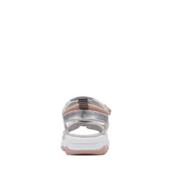 Clarks Clowder Print Kid Silver 14 Clarks Clowder Print Kid Silver -Clarks 26166127 W 6