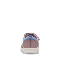 Clarks Clowder Print Toddler Grey/Pink -Clarks 26166134 W 6