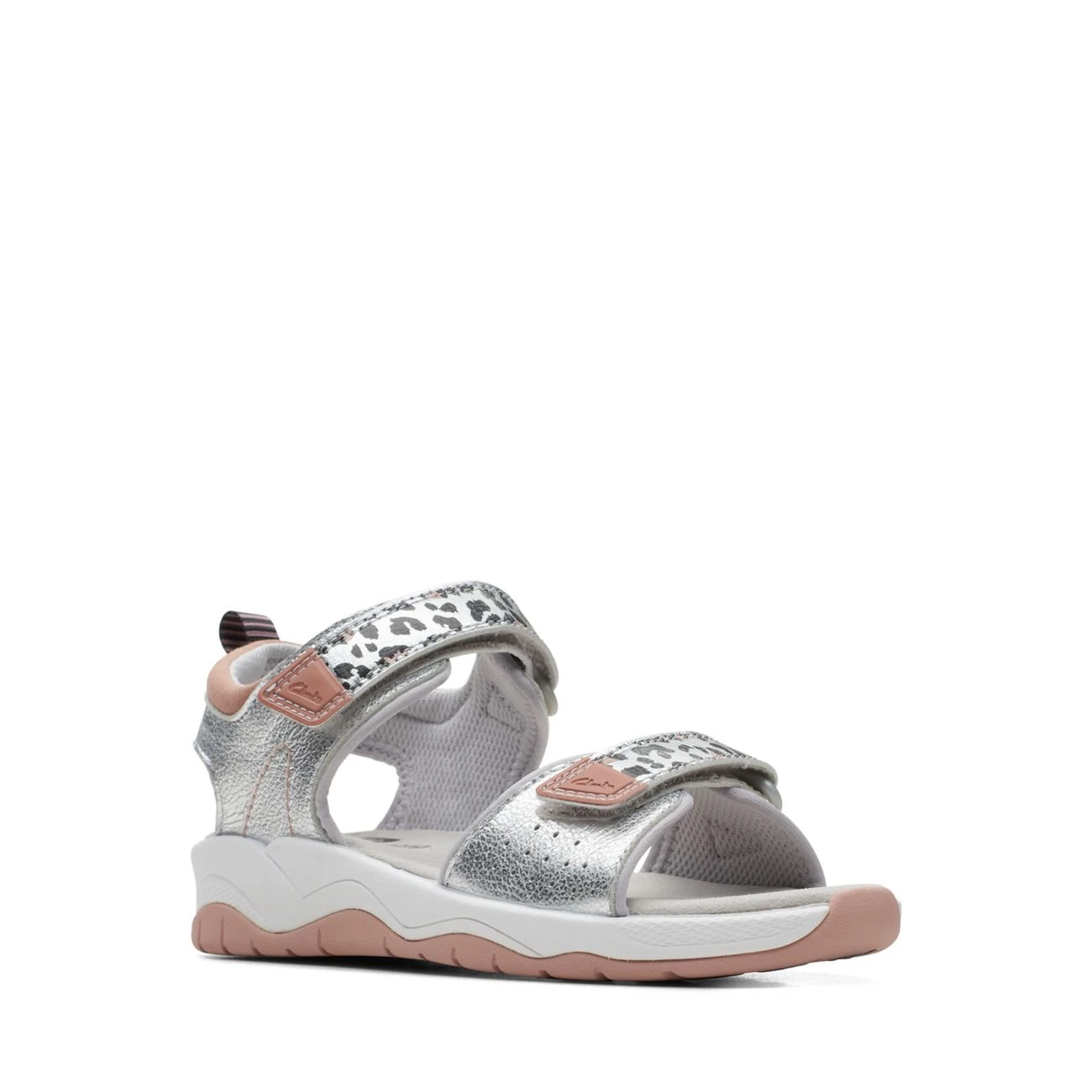Clarks Clowder Print Older Silver 4 Clarks Clowder Print Older Silver - Image 2