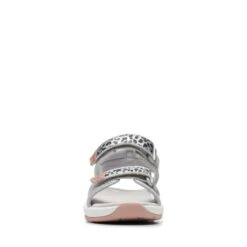 Clarks Clowder Print Older Silver 11 Clarks Clowder Print Older Silver -Clarks 26166201 W 3