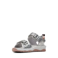 Clarks Clowder Print Older Silver 12 Clarks Clowder Print Older Silver -Clarks 26166201 W 4