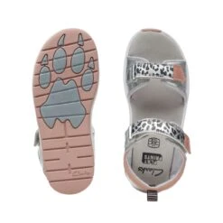 Clarks Clowder Print Older Silver 15 Clarks Clowder Print Older Silver -Clarks 26166201 W 7