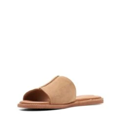 Clarks Karsea Mule Light Tan Suede -Clarks 26166690 W 4