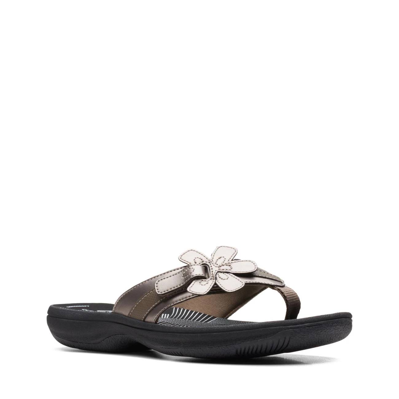 Clarks Brinkley Flora Pewter/Black 4 Clarks Brinkley Flora Pewter/Black - Image 2