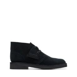 Clarks Desert Boot Older Black Suede