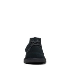Clarks Desert Boot Older Black Suede -Clarks 26168039 W 3