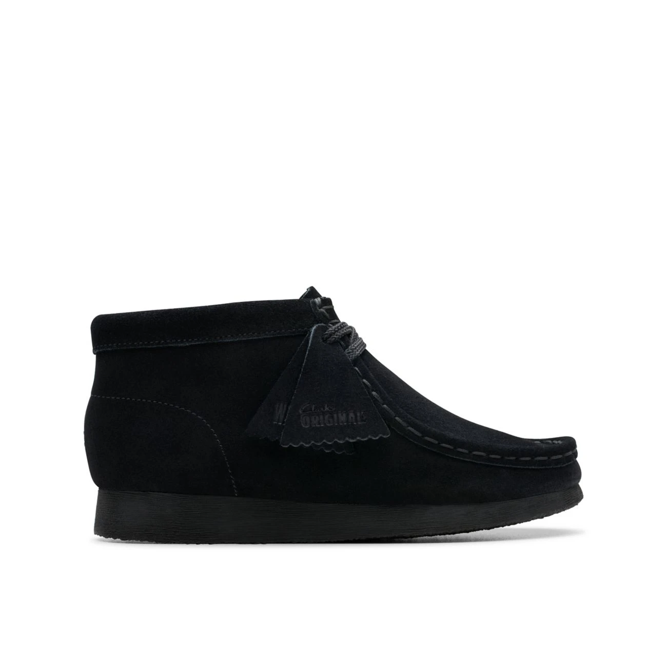 Clarks Wallabee Boot Older Black Suede 3 Clarks Wallabee Boot Older Black Suede