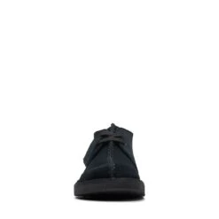 Clarks Desert Trek Older Black Suede -Clarks 26168046 W 3