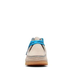 Clarks Wallabee Boot Older Sand Combi -Clarks 26168125 W 3